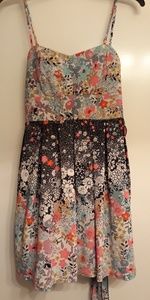 Floral Semi Sweetheart Dress